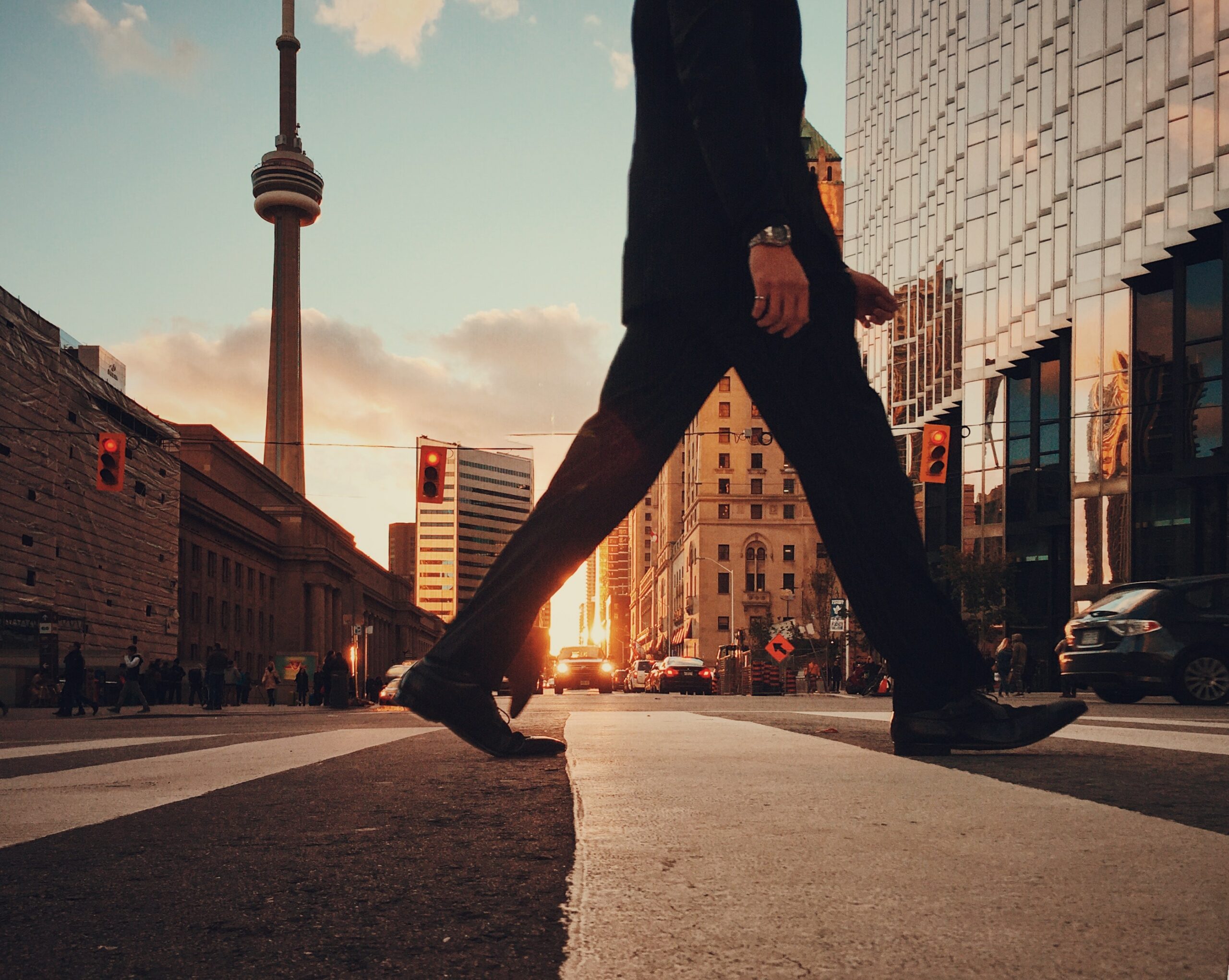 Financial Advisor in Toronto, Ontario with the CN Tower in the background